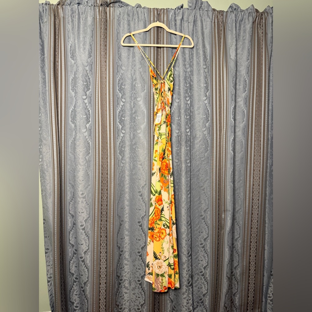 Agua Bendita Arista Ete Strapless Maxi Cover-Up Dress - Picture 6 of 7